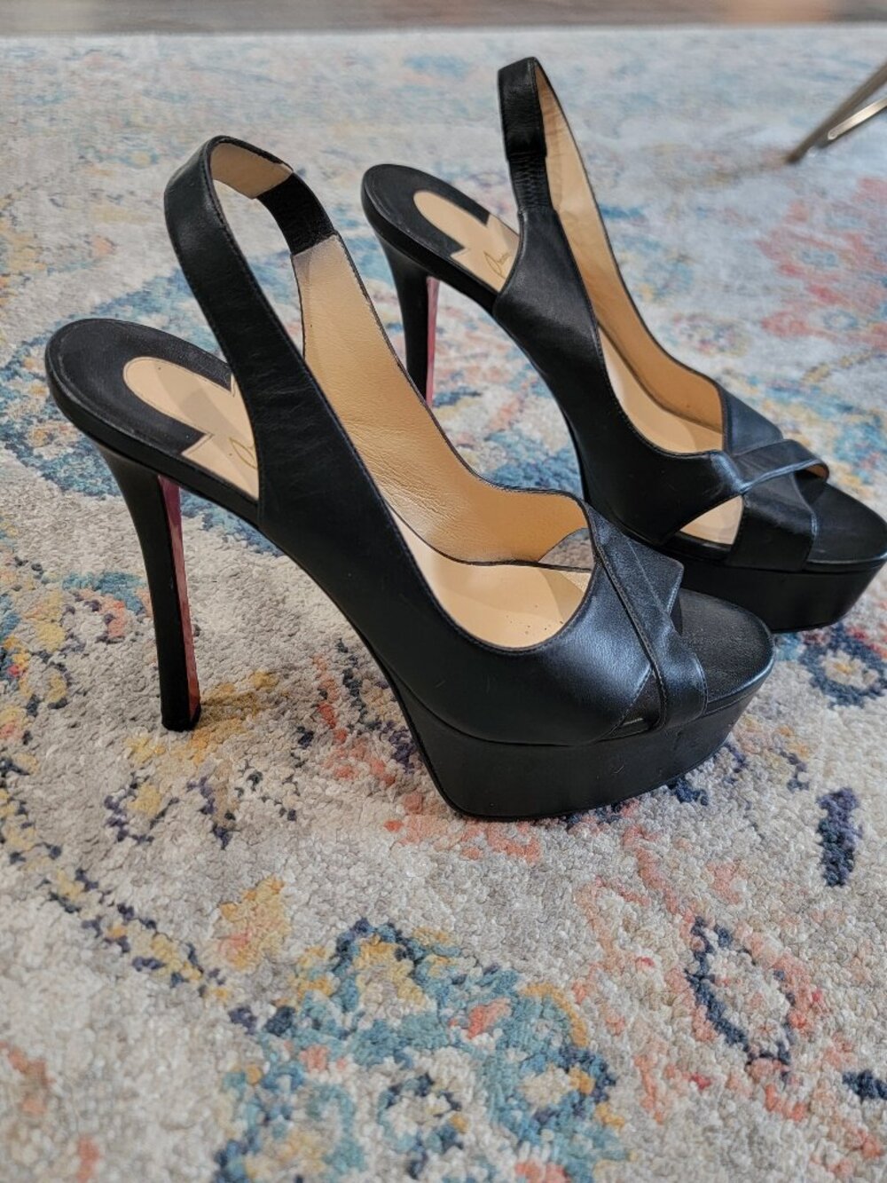 Christian Louboutin Postdam 130 Nappa Leather Sandals